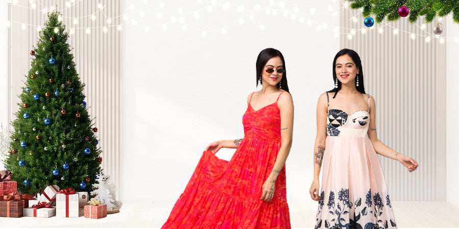 Celebrate Christmas in Style with Stunning Dresses from Vastranand