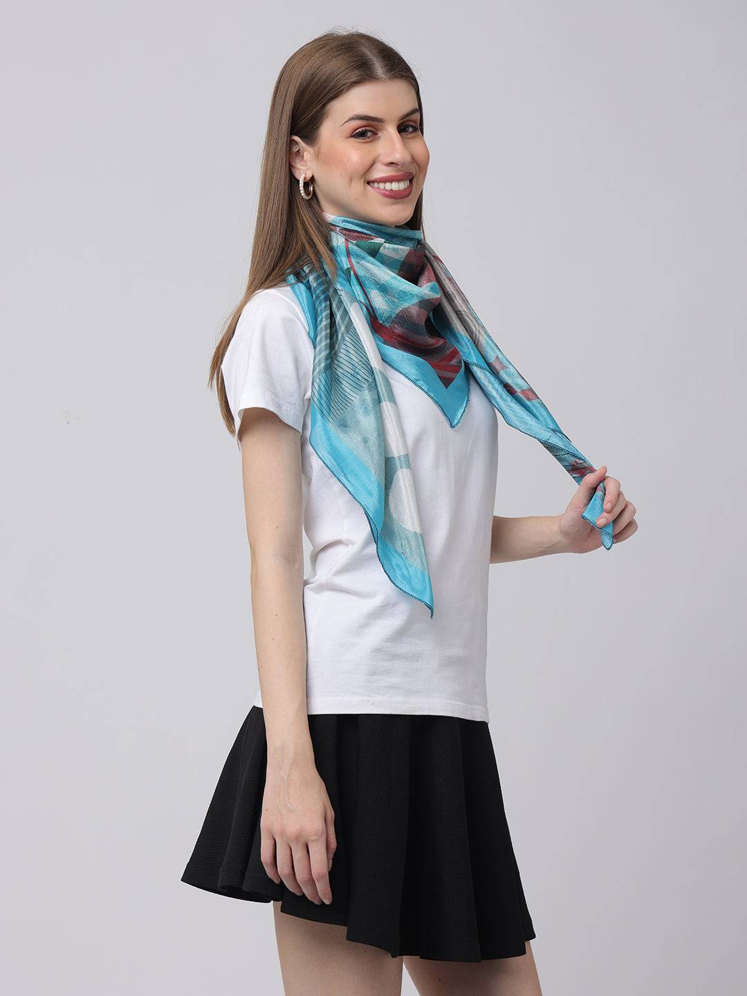 Vibrant Abstract Scarf