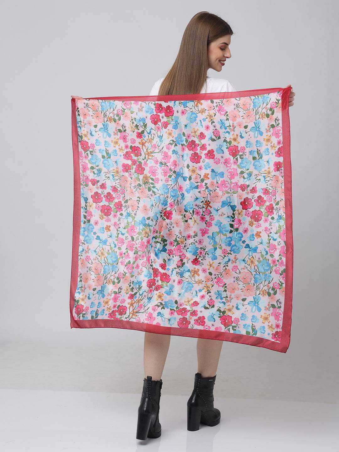 Vibrant Bloom Scarf