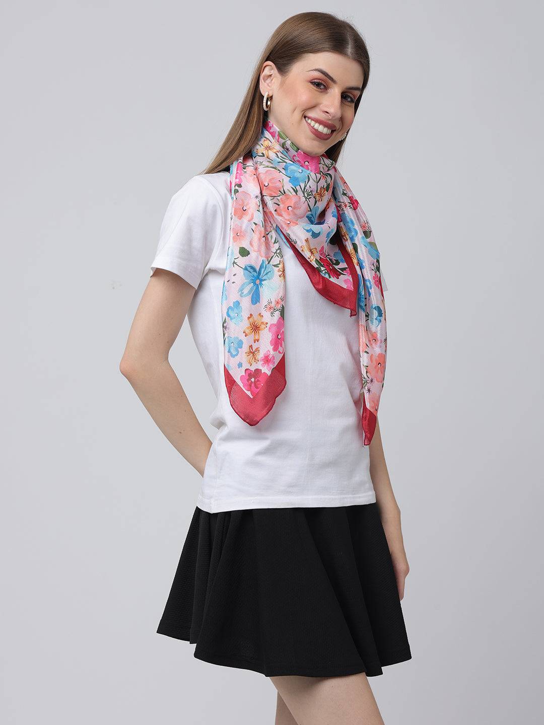 Vibrant Bloom Scarf