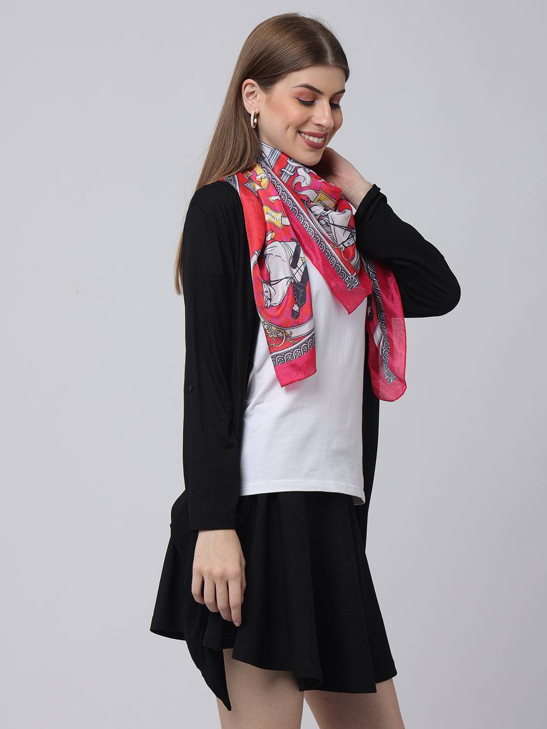 Regal Equestrian Silk Scarf