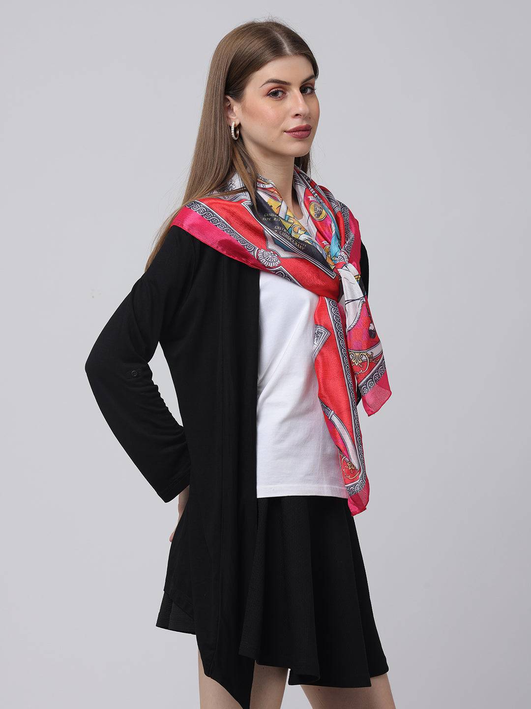 Regal Equestrian Silk Scarf