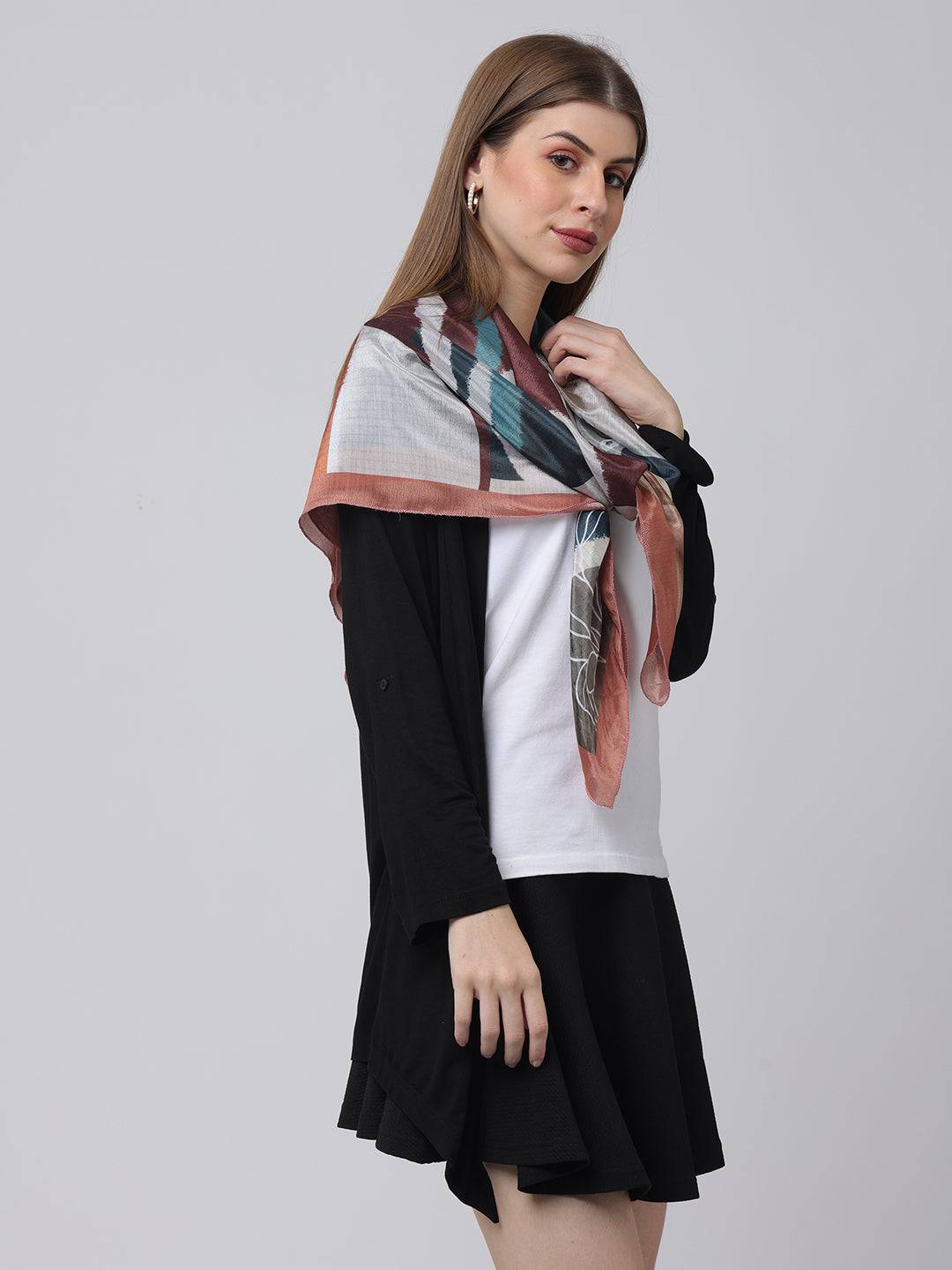 Geometric Harmony Scarf