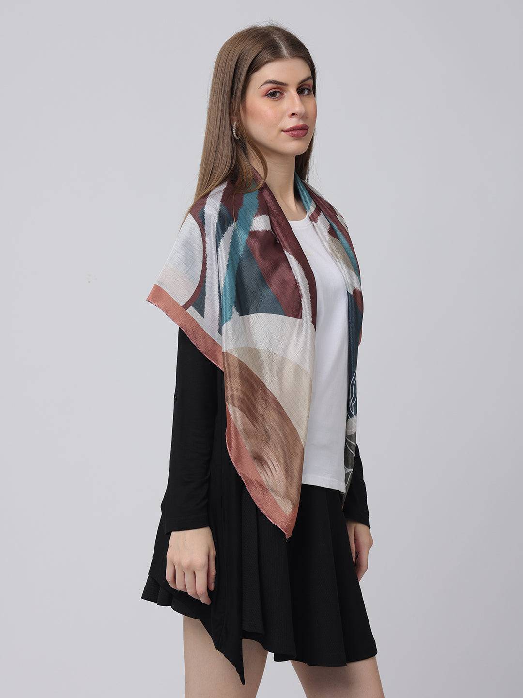 Geometric Harmony Scarf