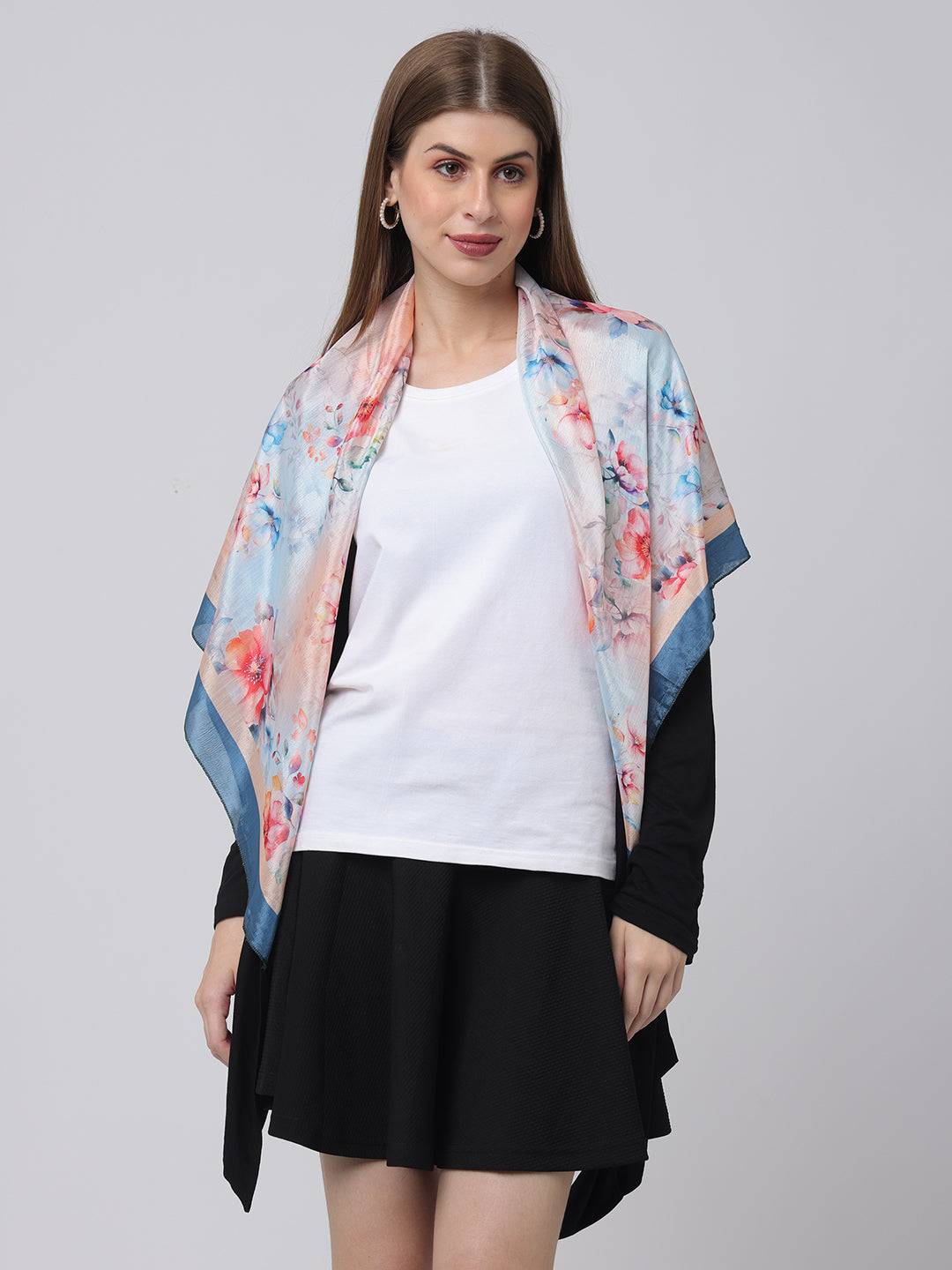 Pastel Blossom Scarf