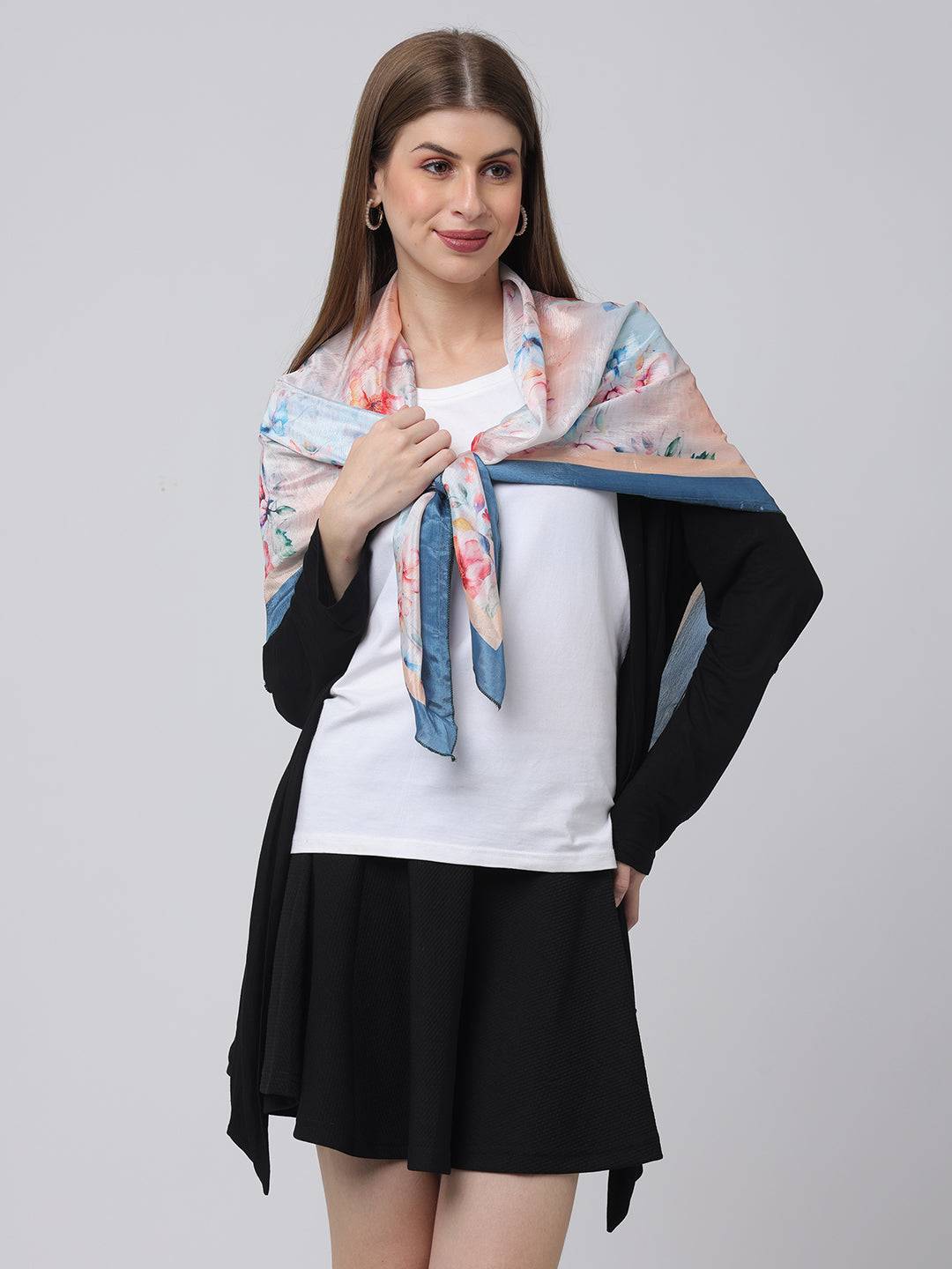 Pastel Blossom Scarf