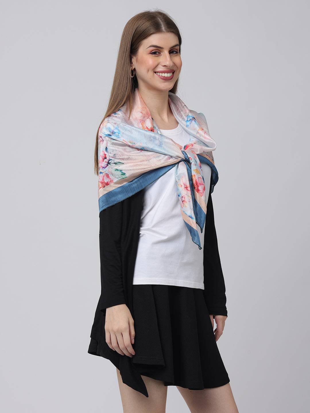 Pastel Blossom Scarf