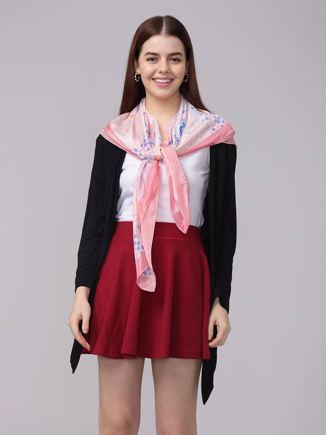 Pastel Elegance Patchwork Scarf