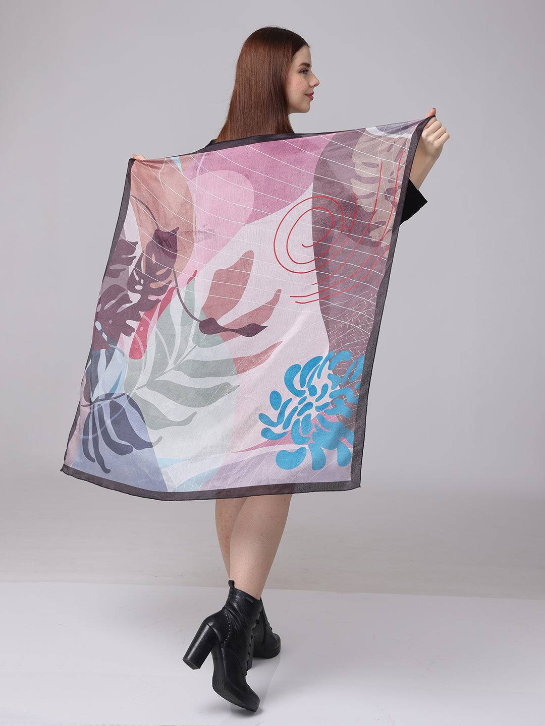 Abstract Pastel Patterned Scarf