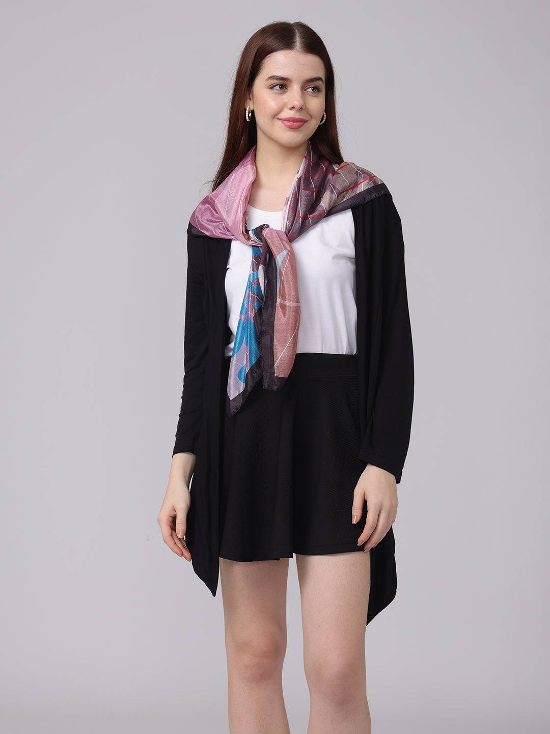 Abstract Pastel Patterned Scarf