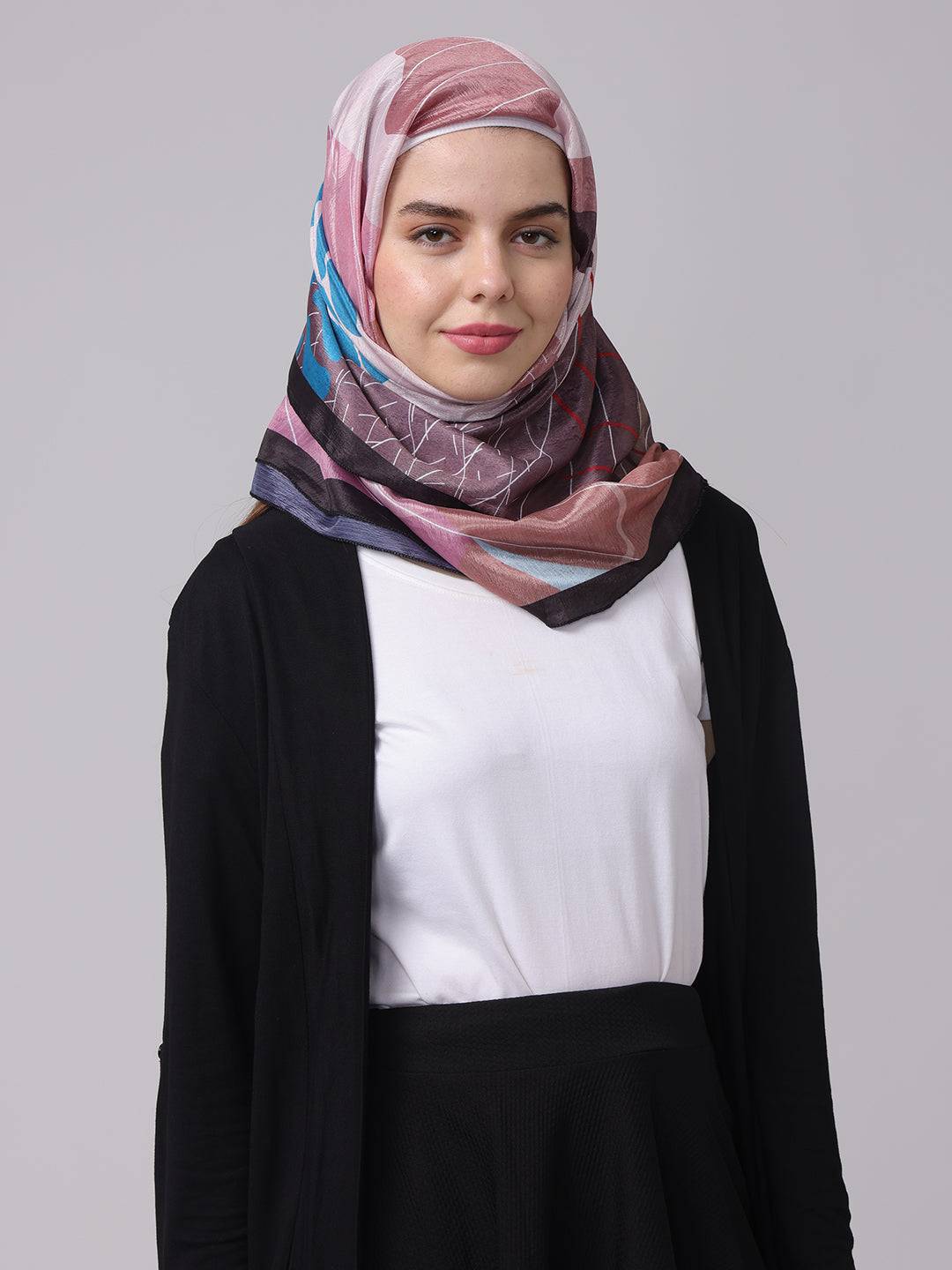 Abstract Pastel Patterned Scarf