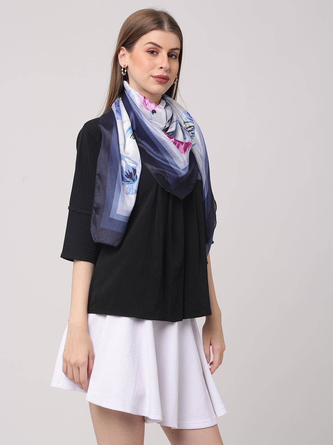 Floral Printed Designer Scarf