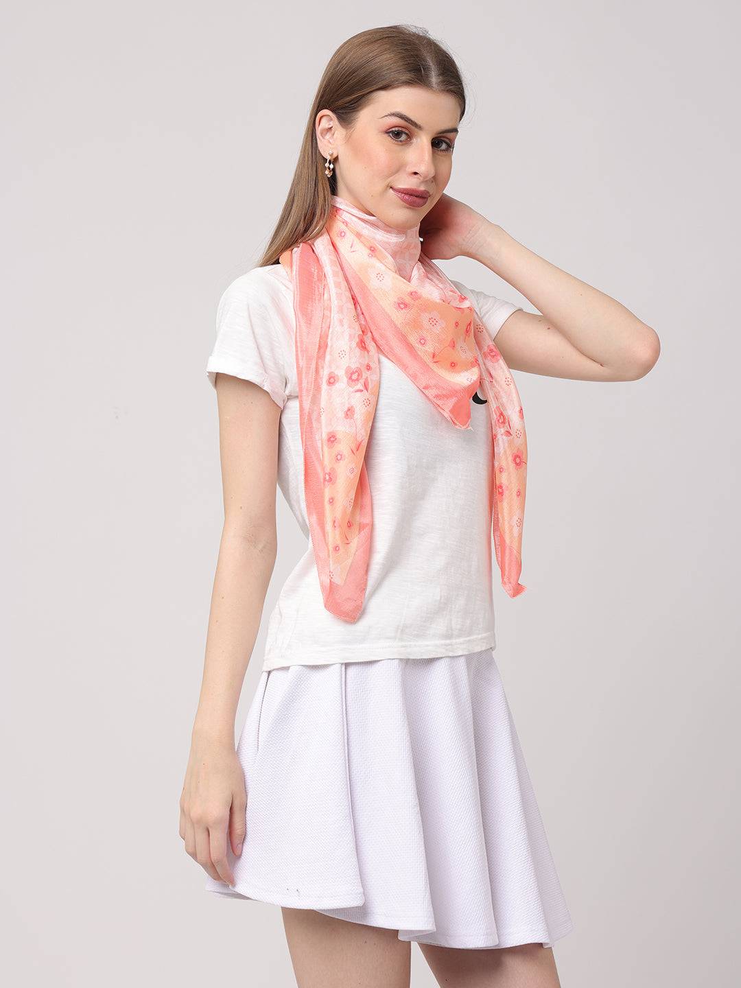 Versatile Poly Silk Chiffon Scarf