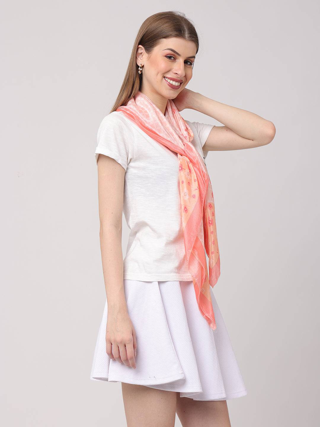 Versatile Poly Silk Chiffon Scarf