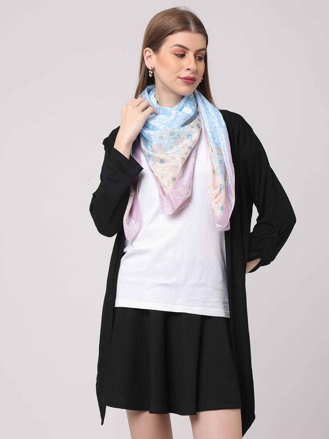 Poly Silk Chiffon Scarf