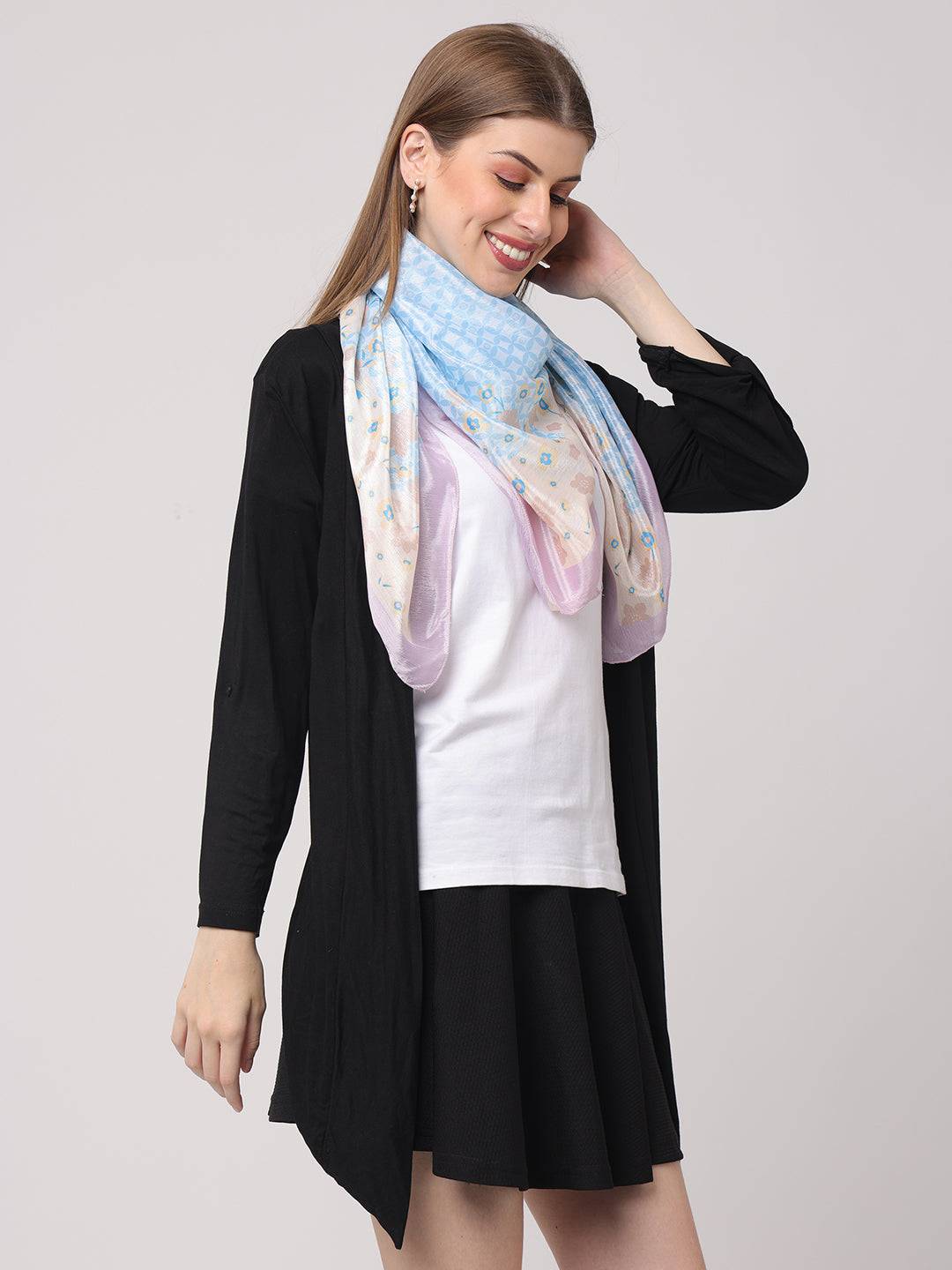 Poly Silk Chiffon Scarf