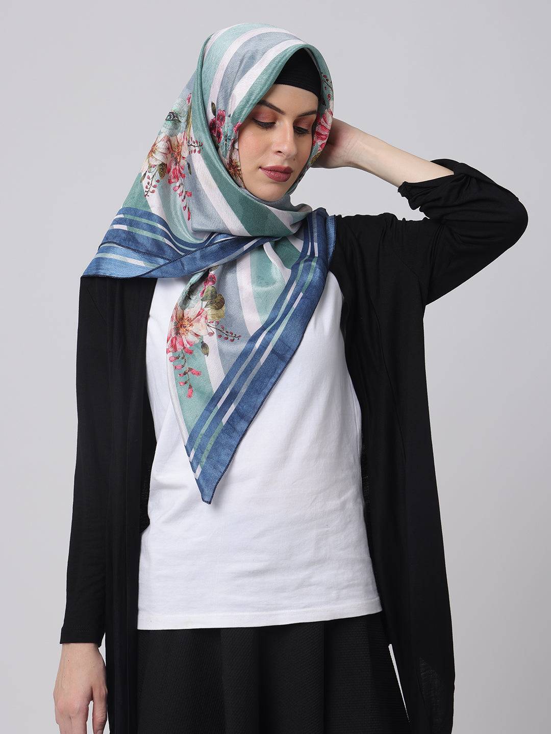 Blossom Stripes Scarf