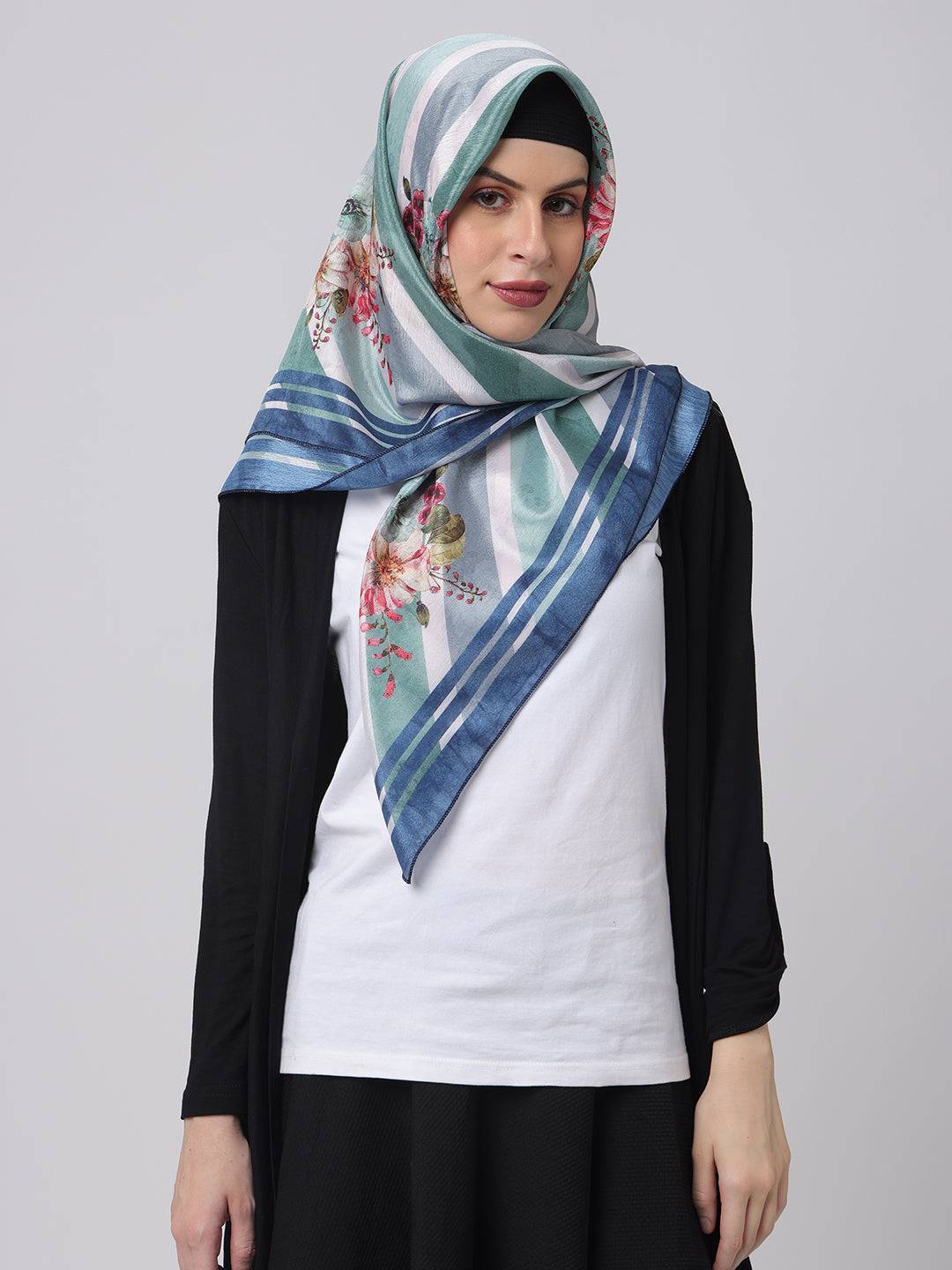 Blossom Stripes Scarf