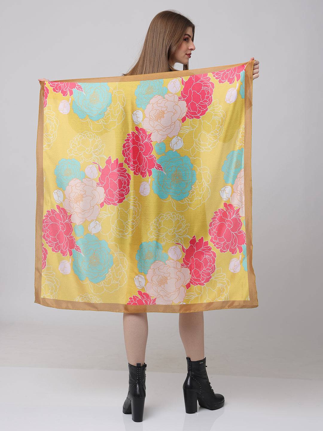 Sunny Floral Bloom Scarf