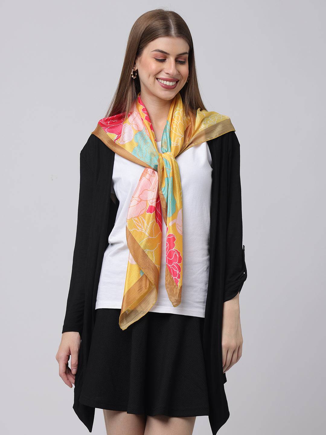 Sunny Floral Bloom Scarf