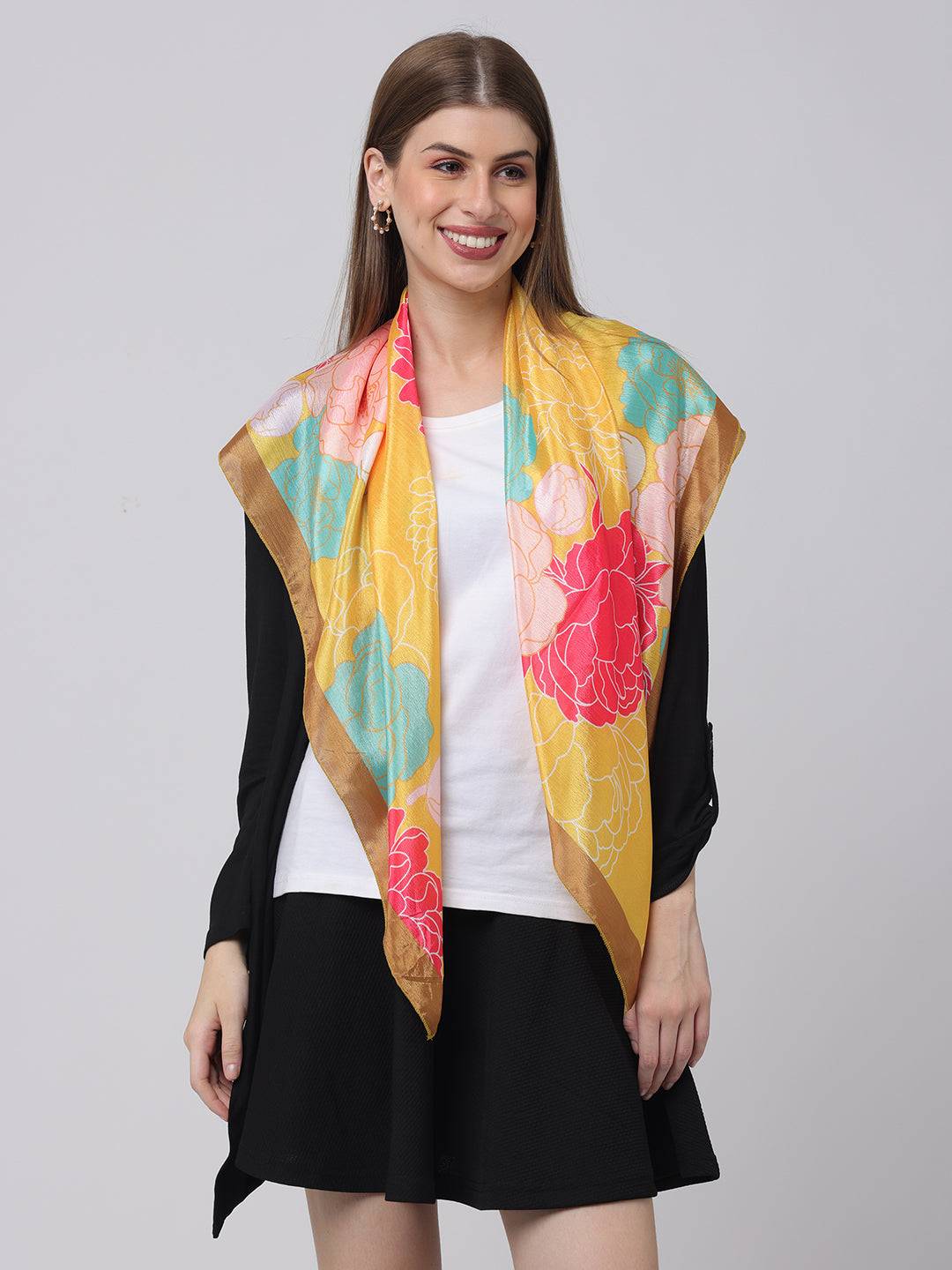 Sunny Floral Bloom Scarf