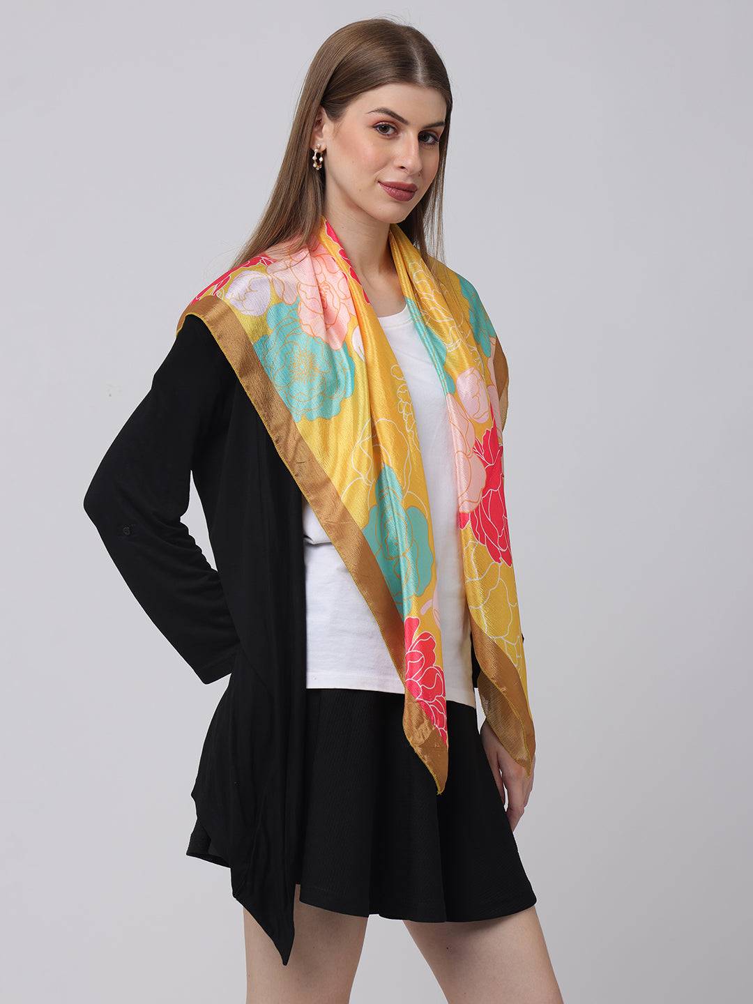 Sunny Floral Bloom Scarf