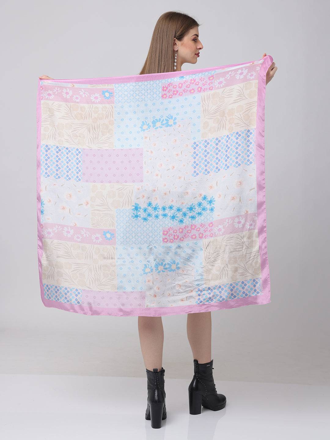 Pastel Patchwork Scarf