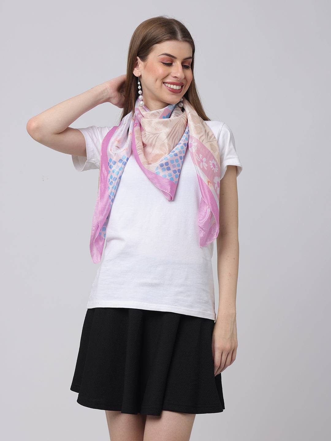 Pastel Patchwork Scarf