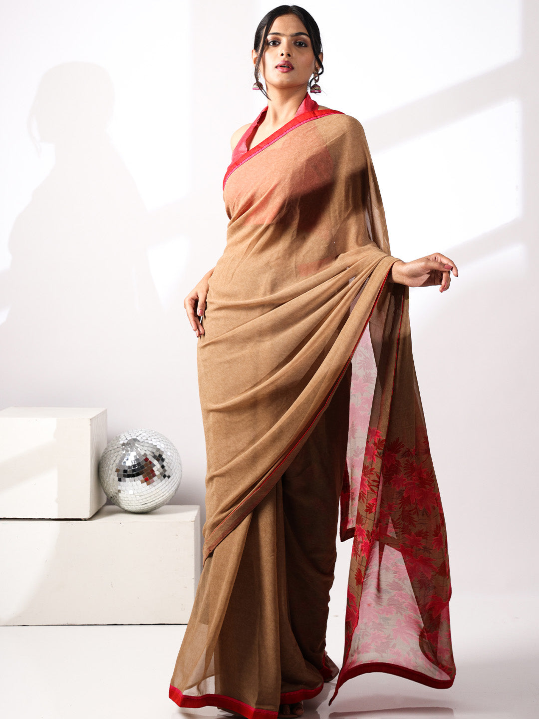  Soft Georgette Multi Colored Sarees