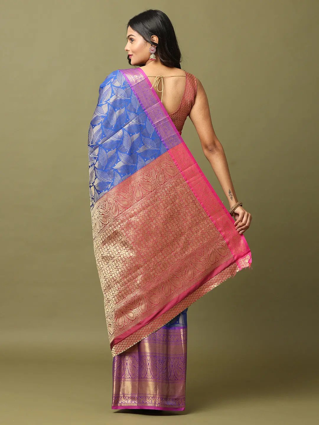 Banarasi Pattu Self Zari Weaving Saree