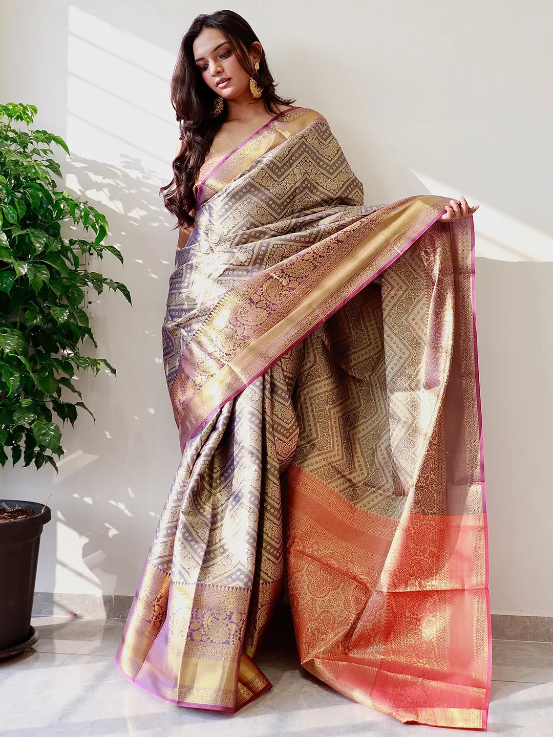 Kanjivaram saree for wedding with price best sale