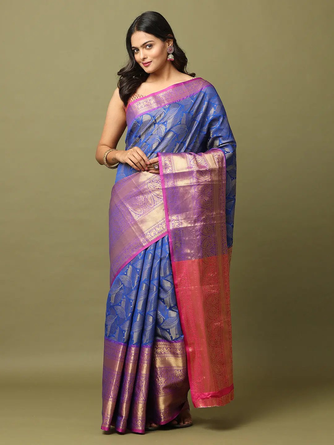 Banarasi Pattu Self Zari Weaving Saree