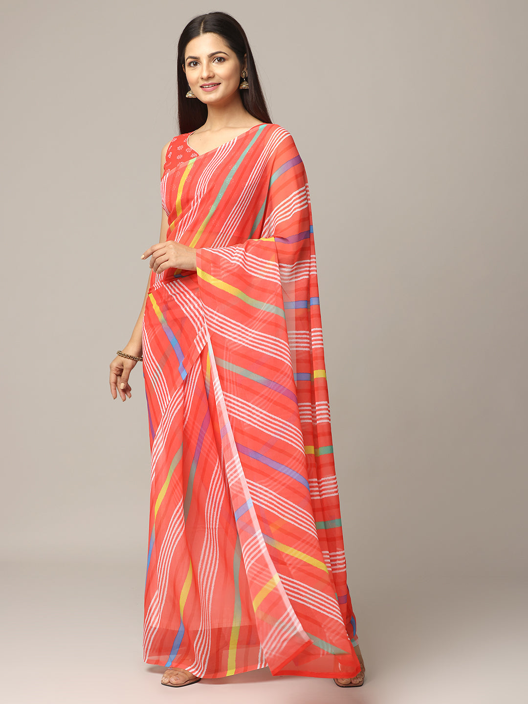 Lehriya Soft Georgette Digital Print Saree