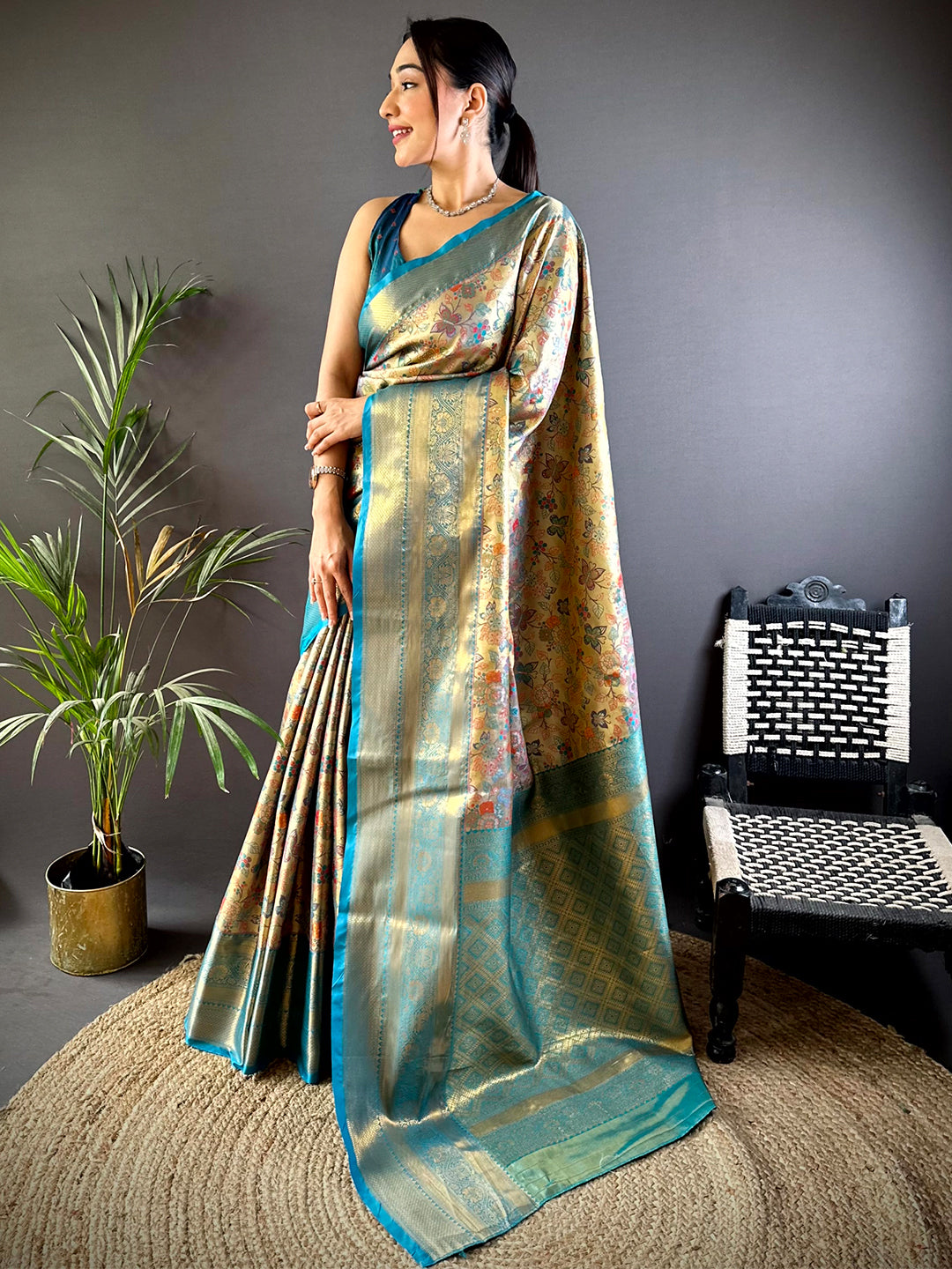 Rama Dharmavaram Butterfly Silk Saree