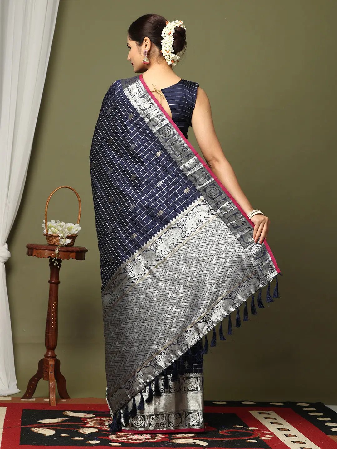 Kanjivaaram Soft Silk Designer Saree