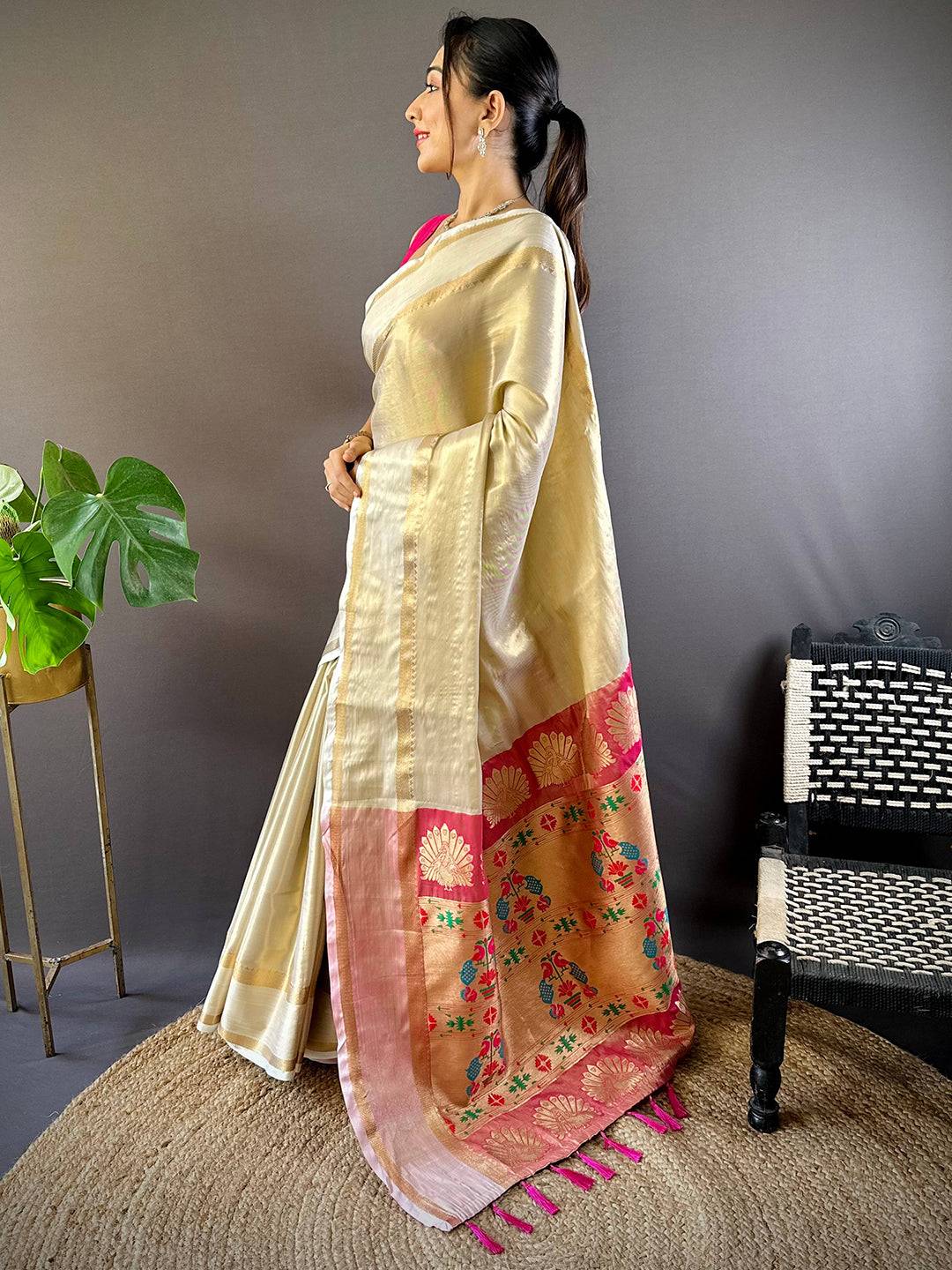 Radiant Zari Paithani Saree