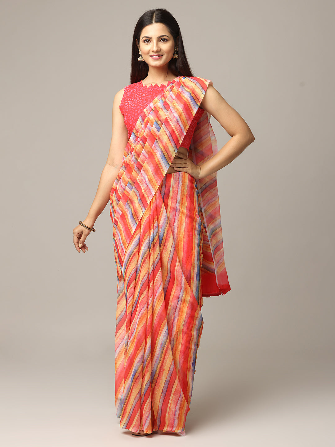 Lehriya Soft Georgette Digital Print Saree