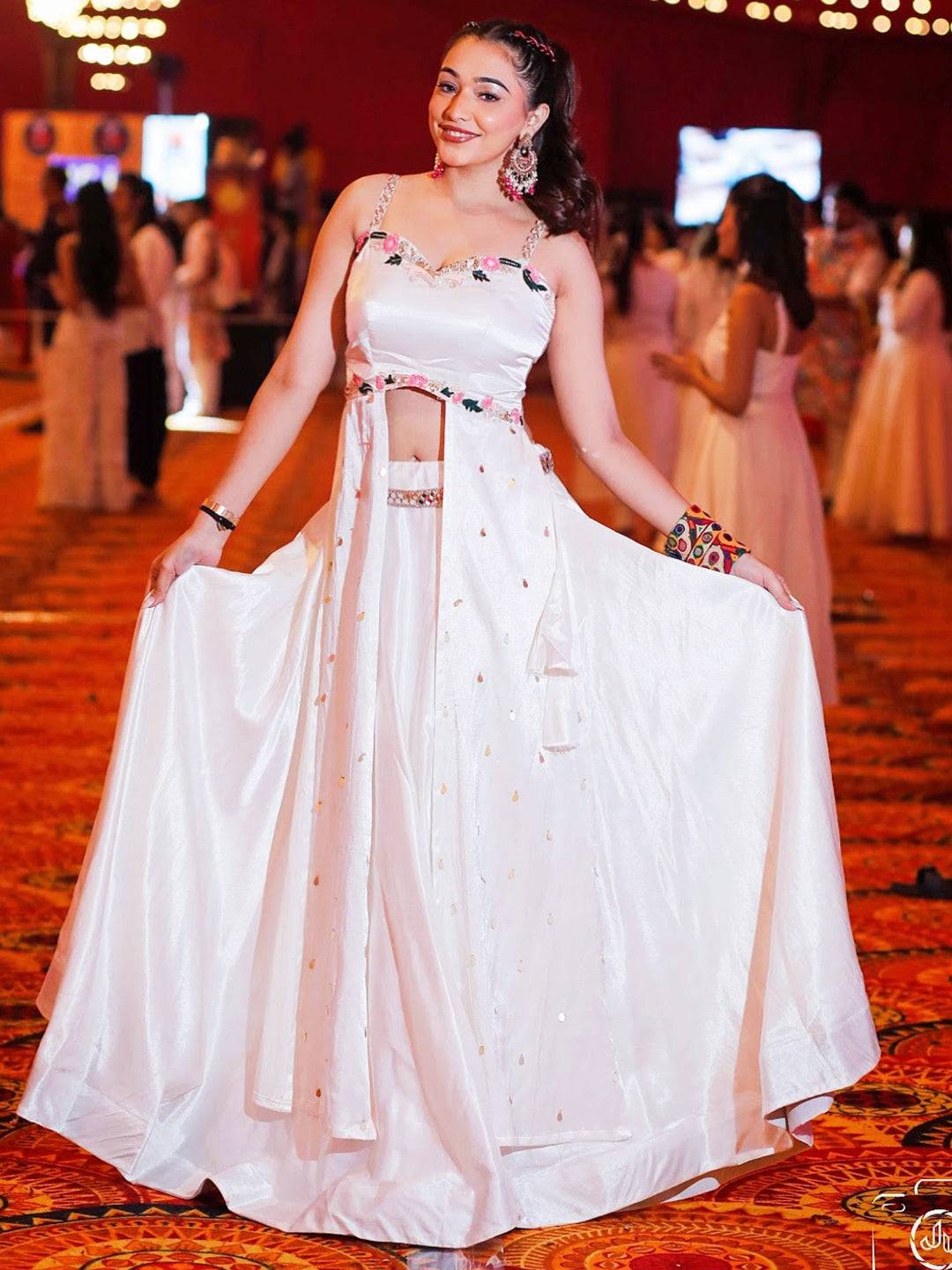 Radiant White Lehenga Choli