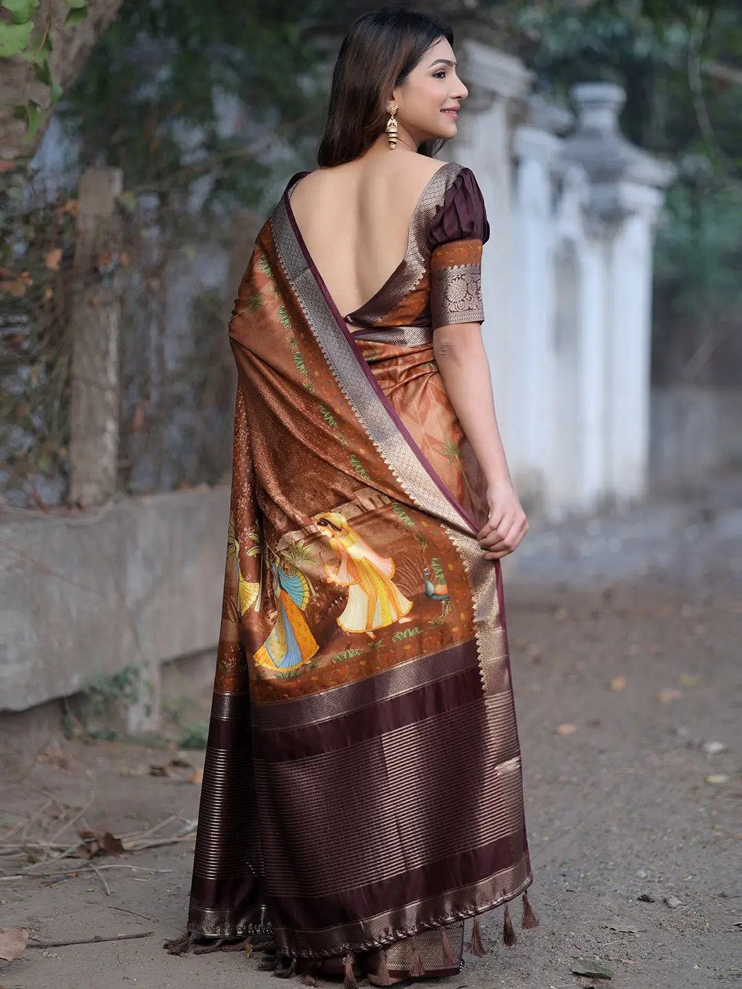 Rich Coffee Kota Saree – The Kaithari Project