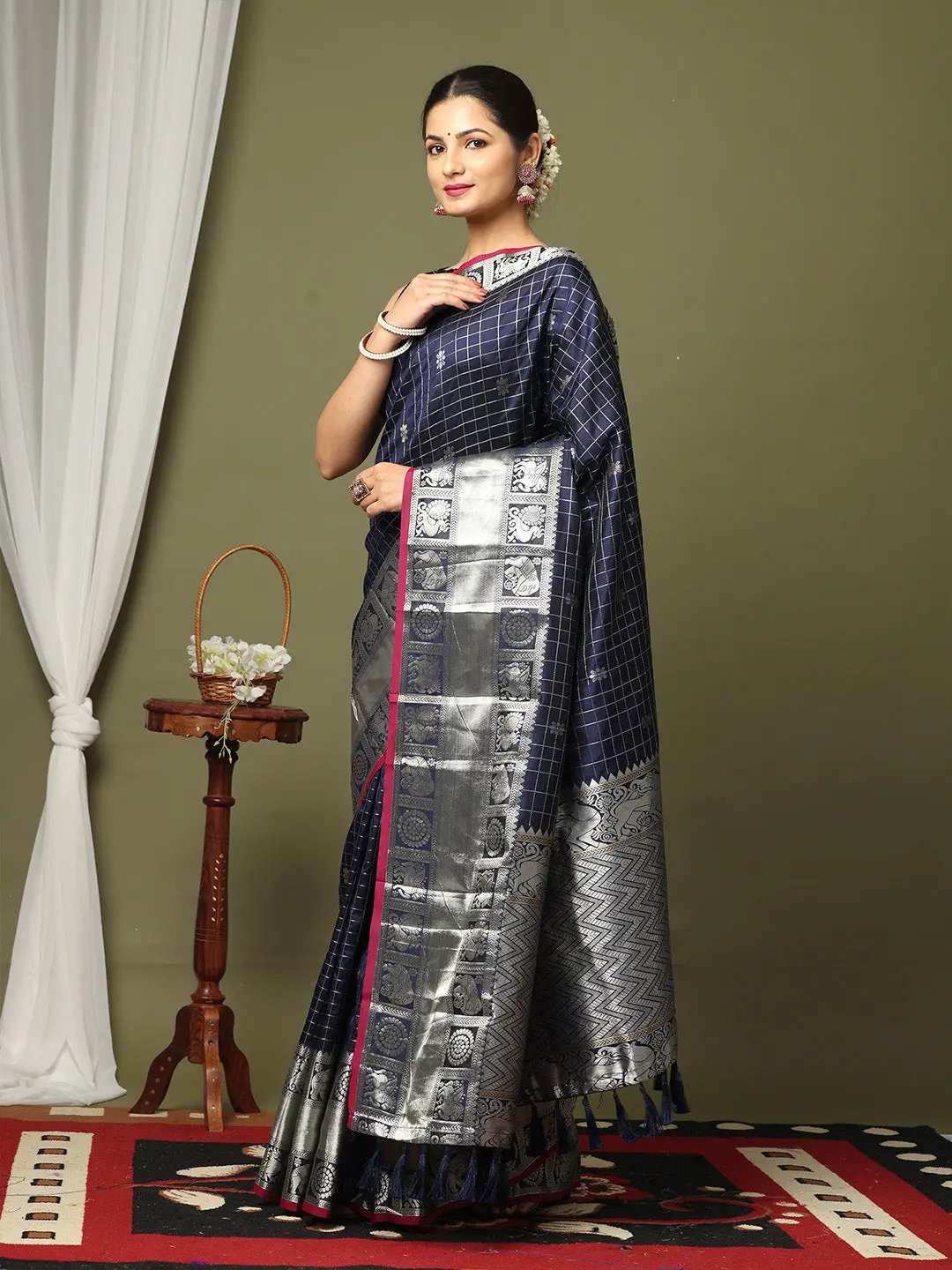 Kanjivaaram Soft Silk Designer Saree