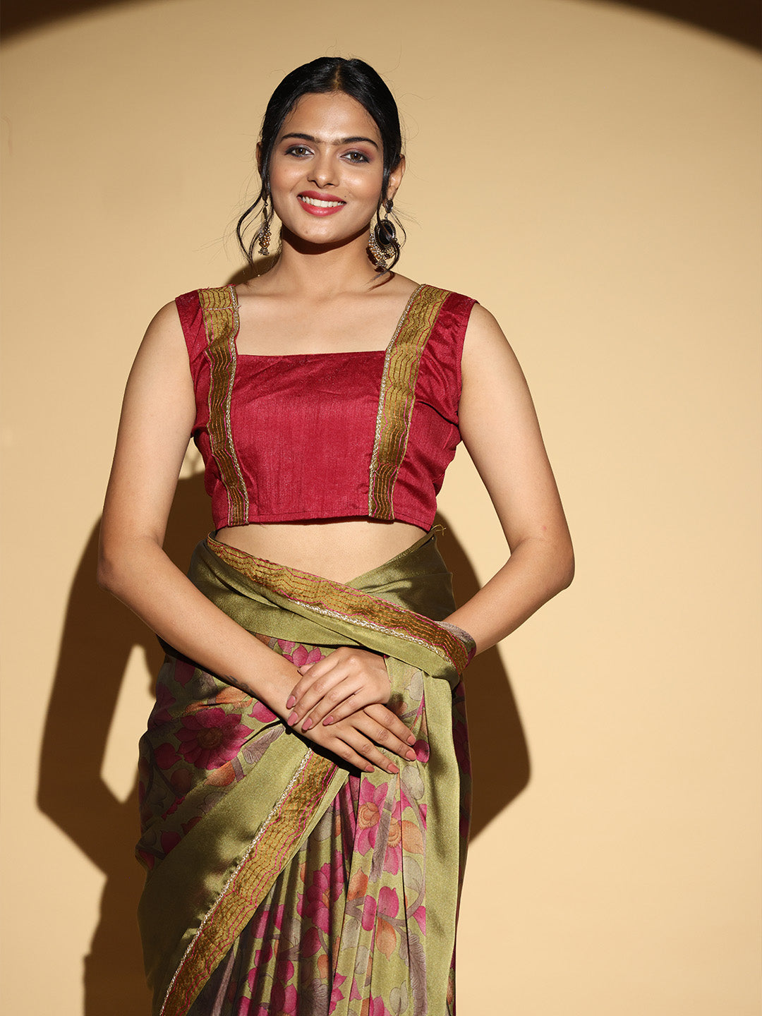  Soft Georgette Multi Colored Saree