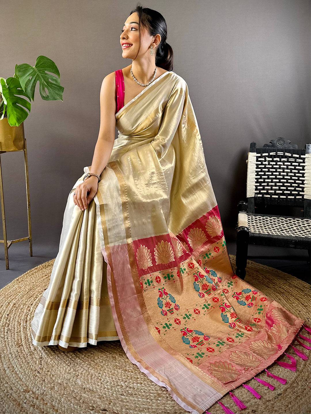 Radiant Zari Paithani Saree