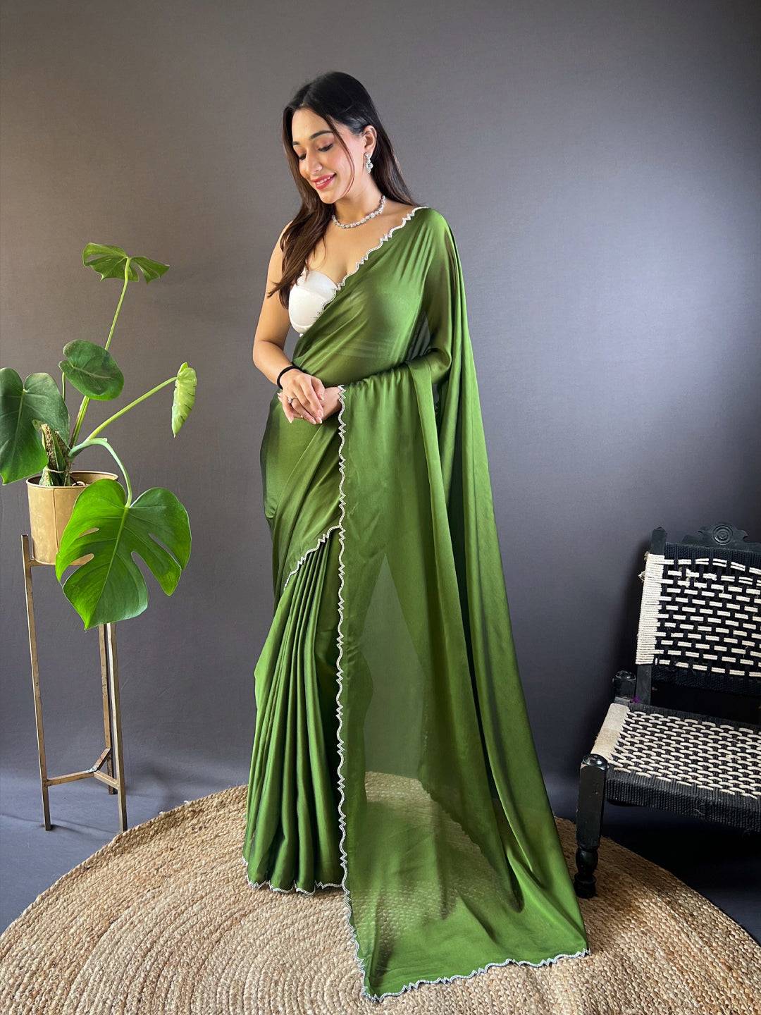 Jade Mist Rangoli Silk Saree