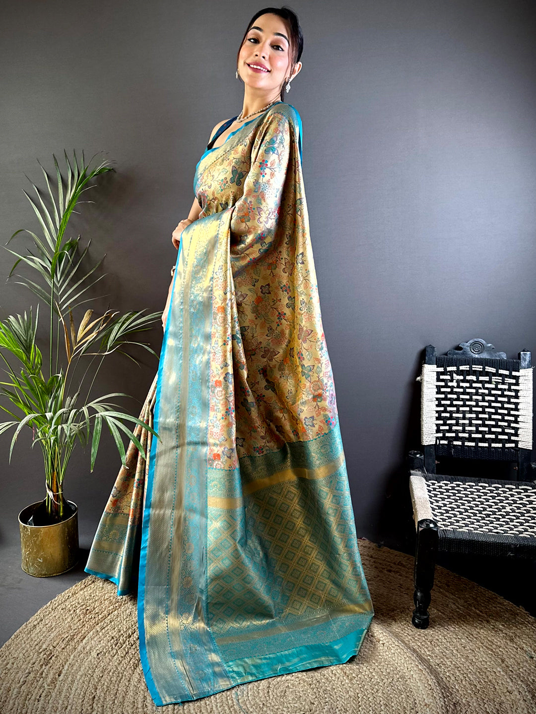 Rama Dharmavaram Butterfly Silk Saree