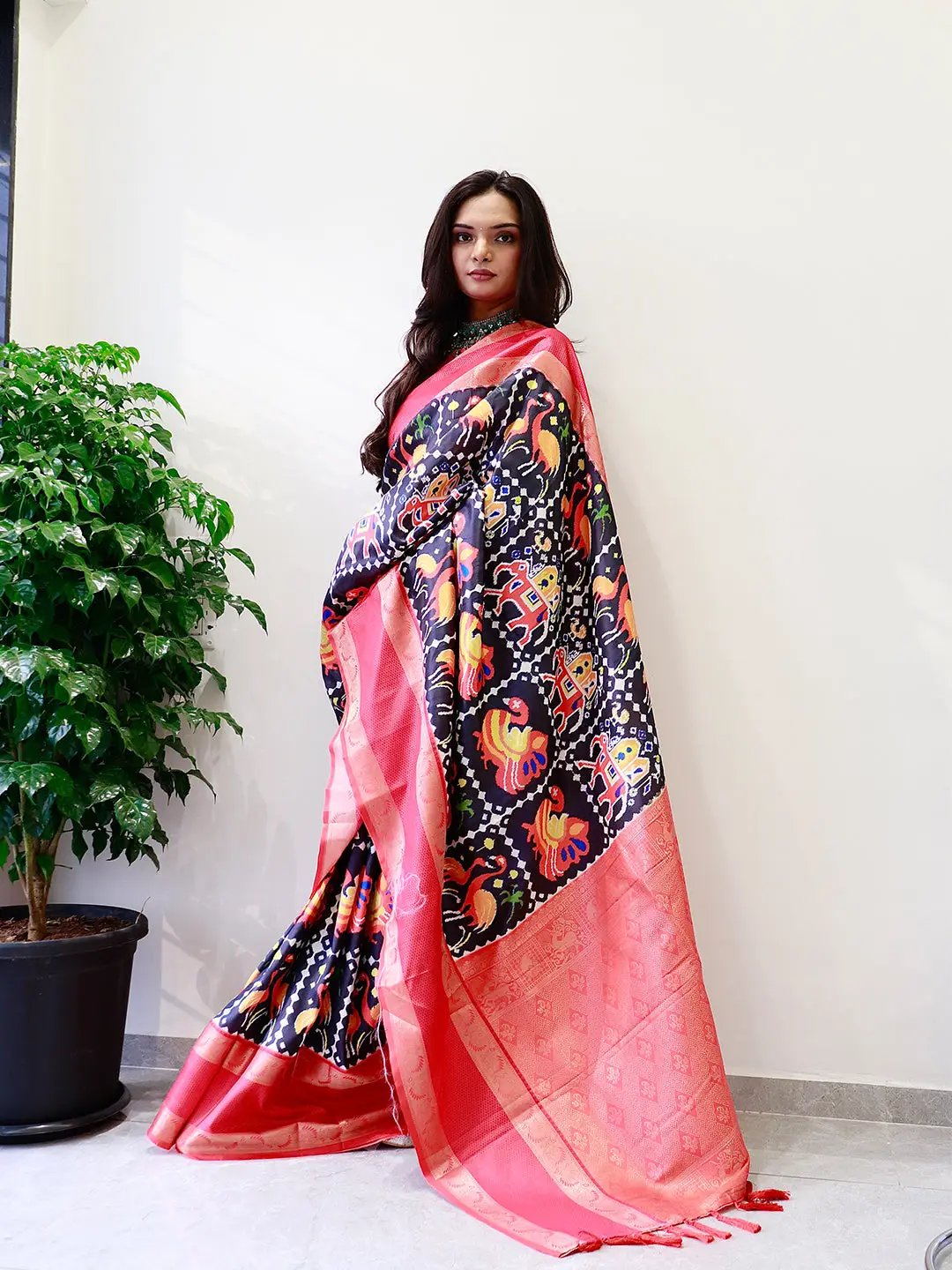 Ikkat Sarees Online - Shop Authentic Designed Ikat Saree | Silk sarees  online shopping, Latest silk sarees, Fancy sarees