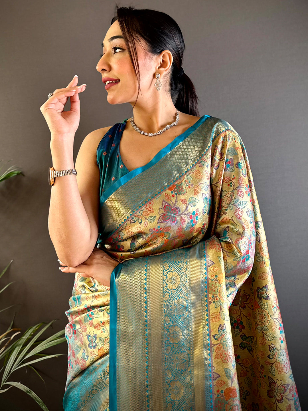 Rama Dharmavaram Butterfly Silk Saree