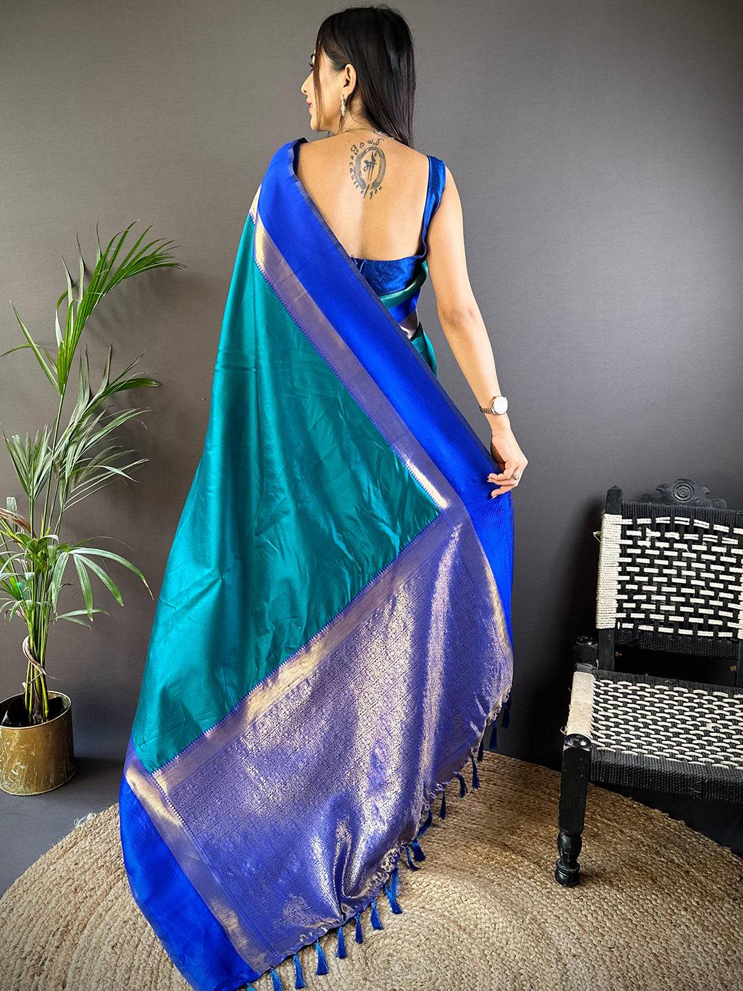 Radiant Harmony Katan Silk Saree