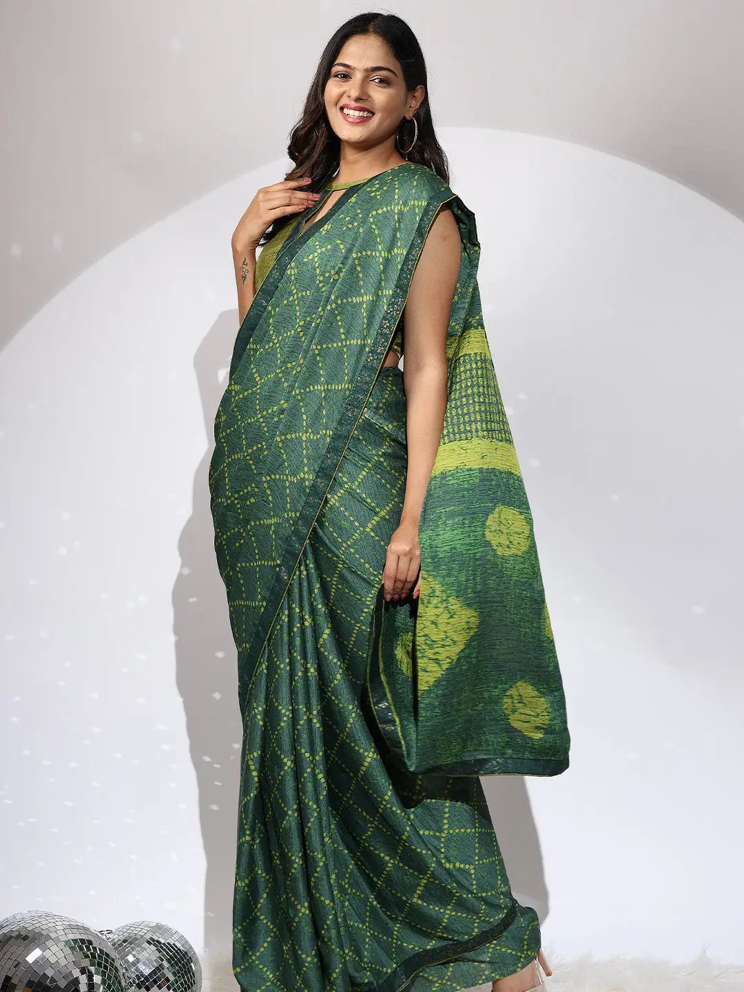 Soft Georgette Multi Colored Party Wear Designer Saree