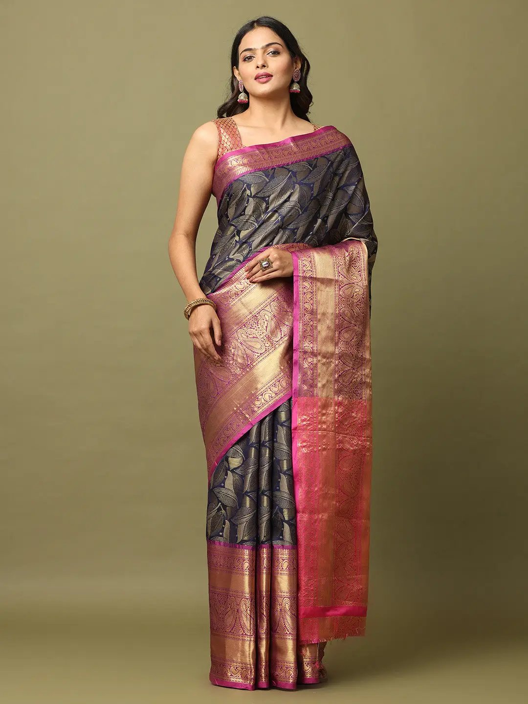 Banarasi Pattu Self Zari Weaving Saree