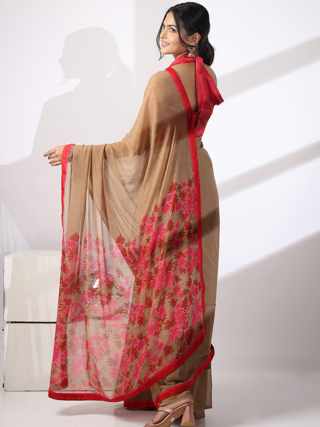  Soft Georgette Multi Colored Sarees